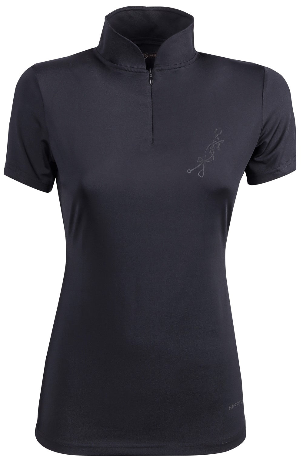 Harry's Horse shirt paris zwart plus size paardrijkleding