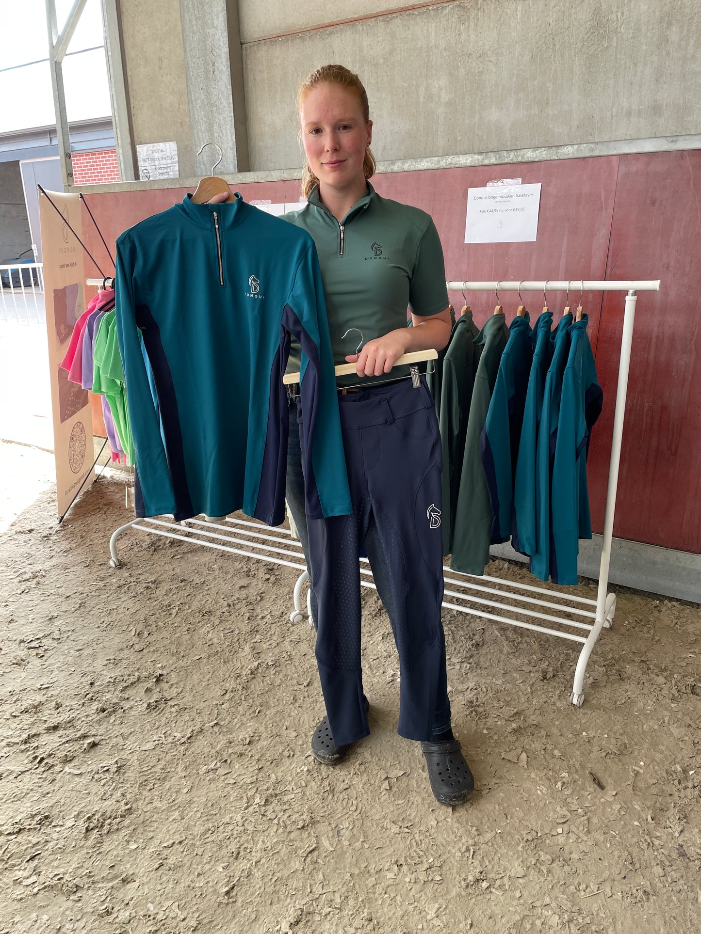 baselayer paardrijden lange mouwen