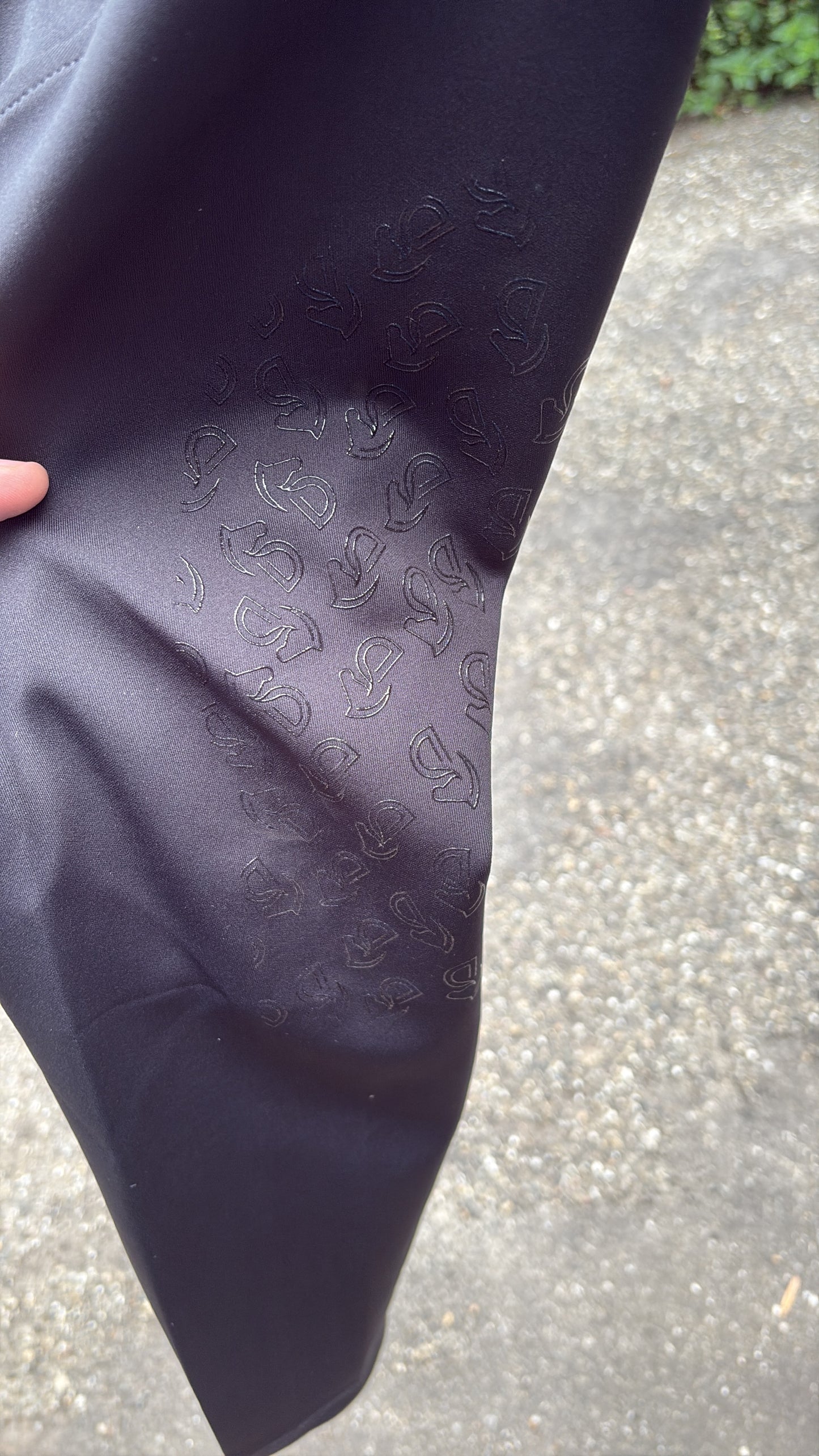 Donqui rijlegging knie grip zwart