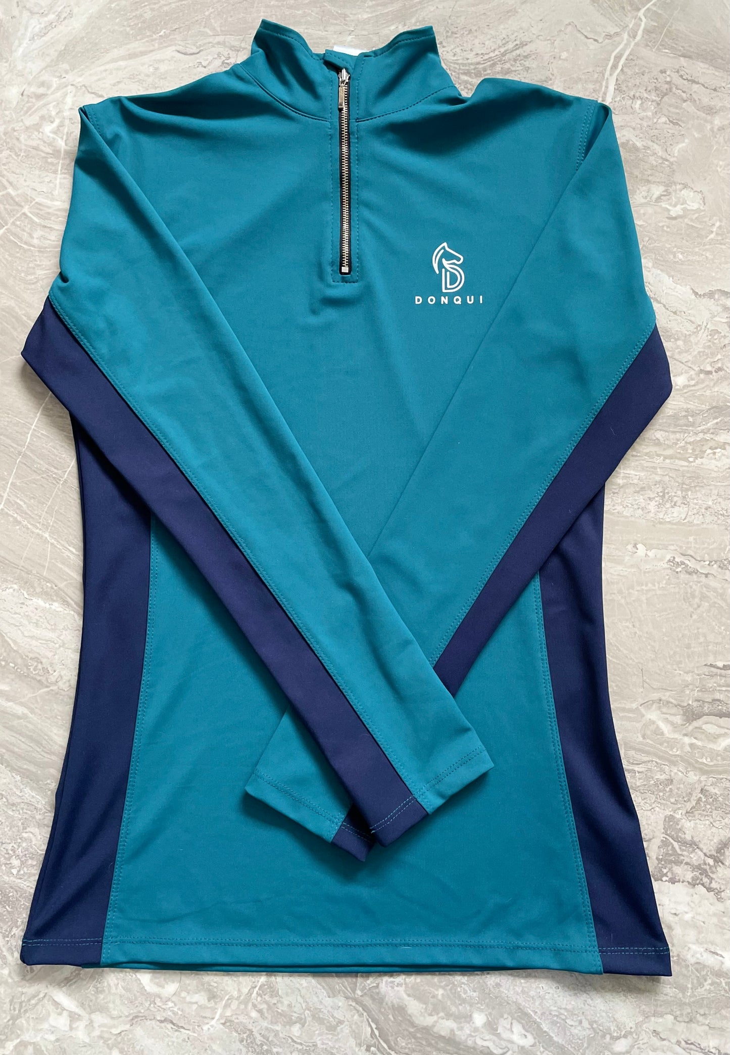 lange mouwen baselayer paardrijden blauw