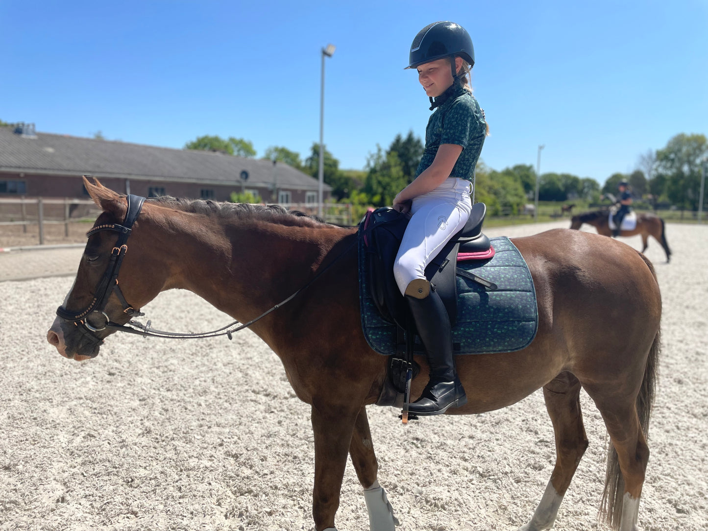 Witte kinder rijlegging