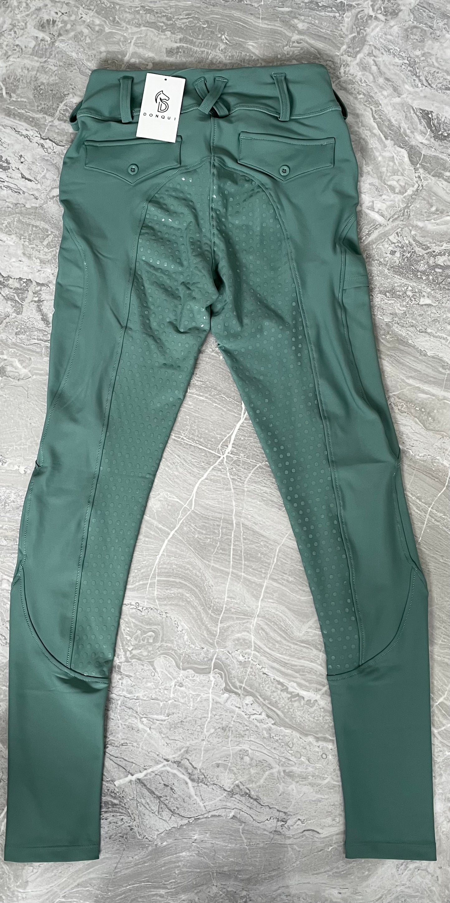 Donqui dames paardrijlegging full grip groen