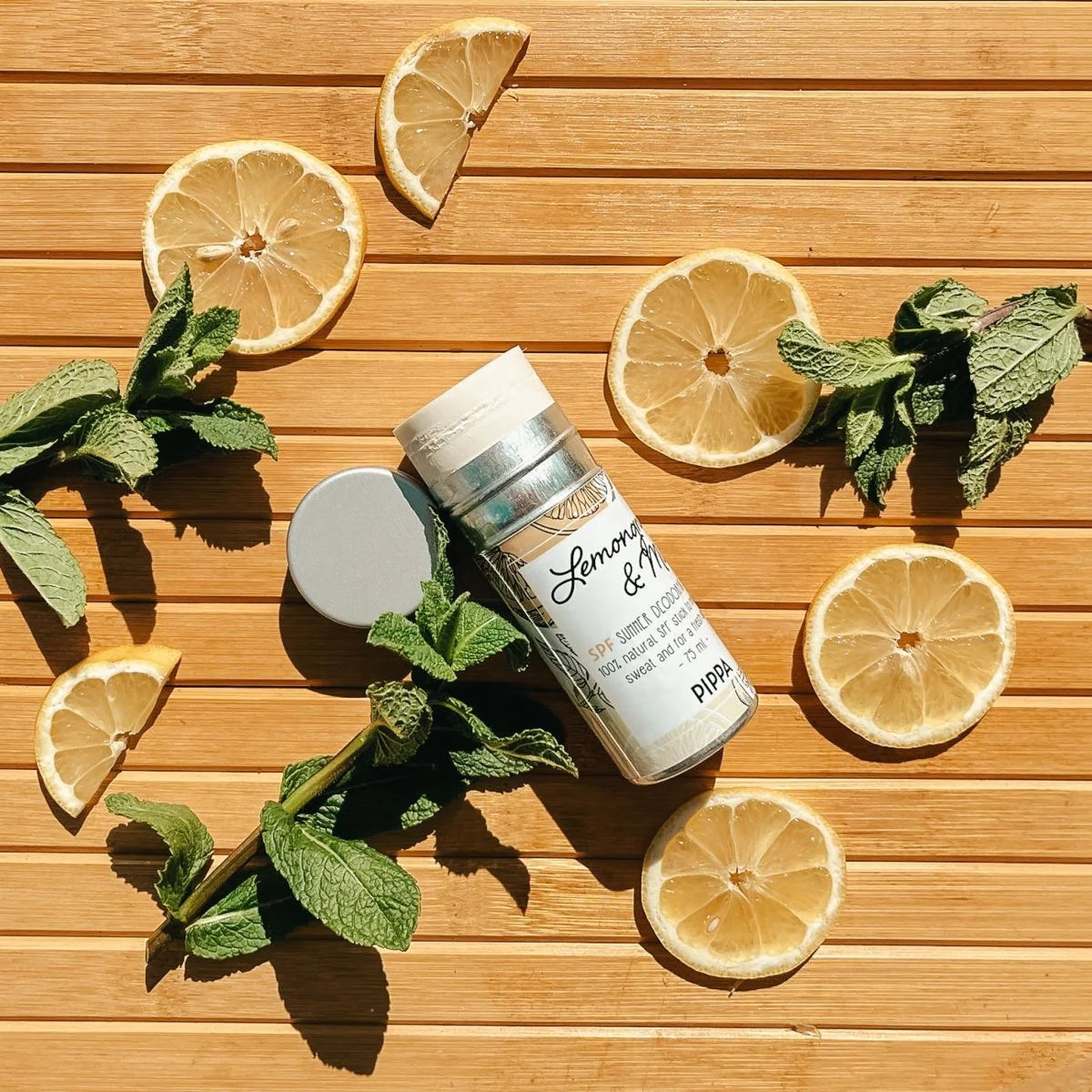 PIPPA Lemongrass & Mint SPF Summer Deodorant Stick