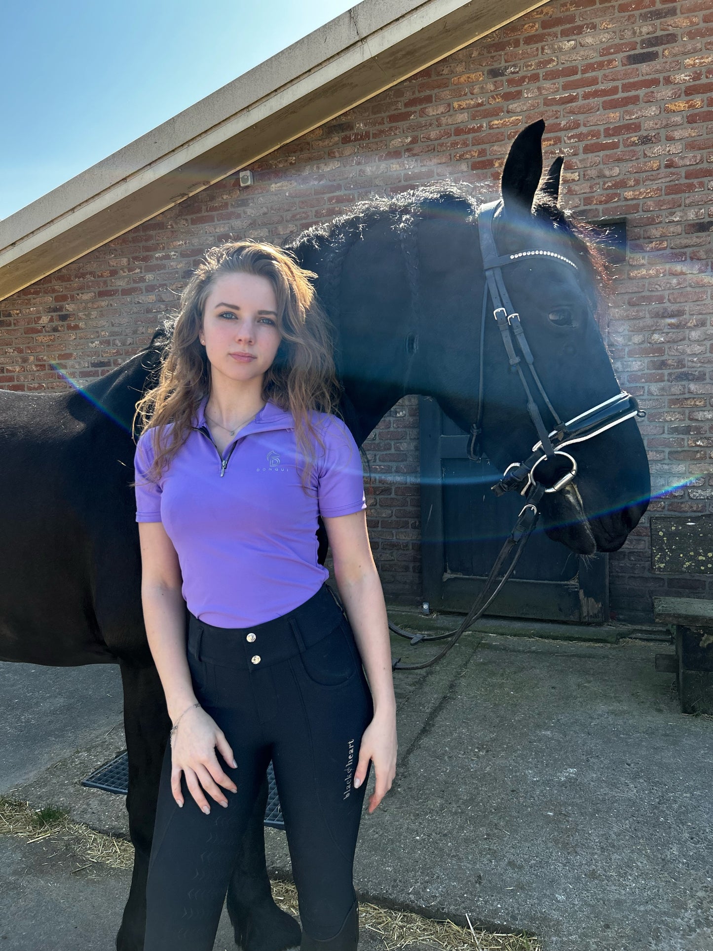 korte mouwen baselayer paardrijkleding