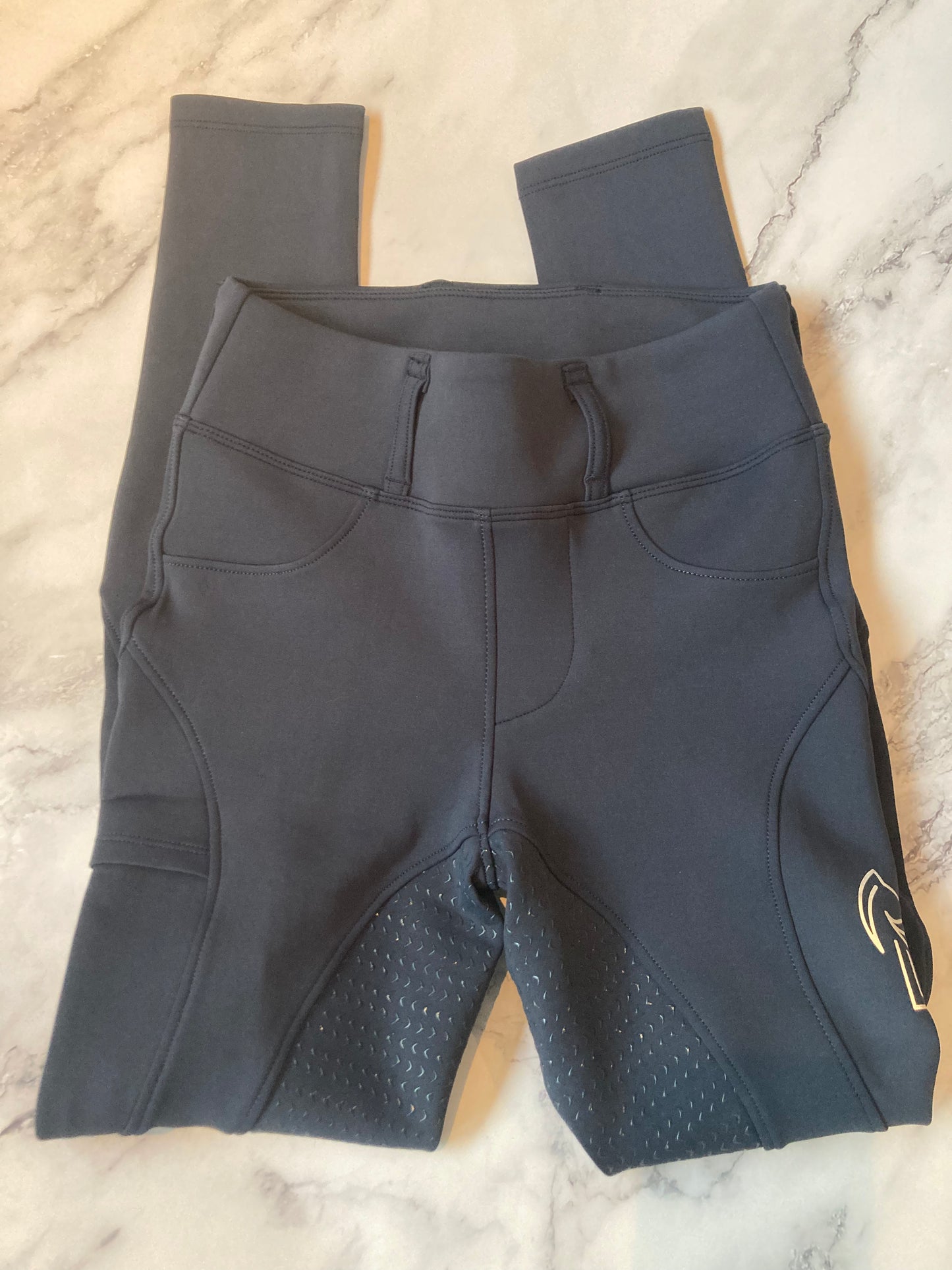 Winter rijlegging dames donkerblauw