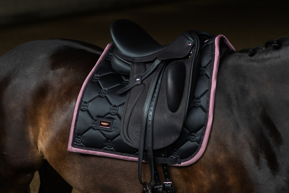 Saddle pad Black Blush