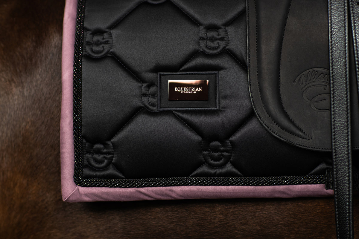 Saddle pad Black Blush