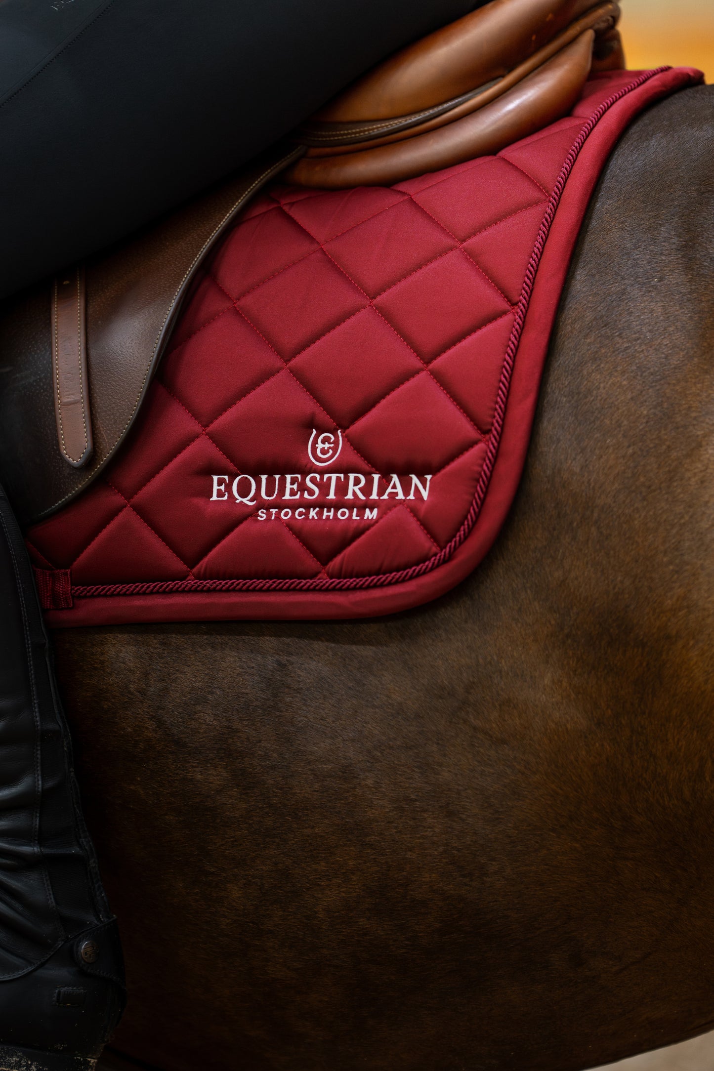 Saddle Pad Line Bordeaux