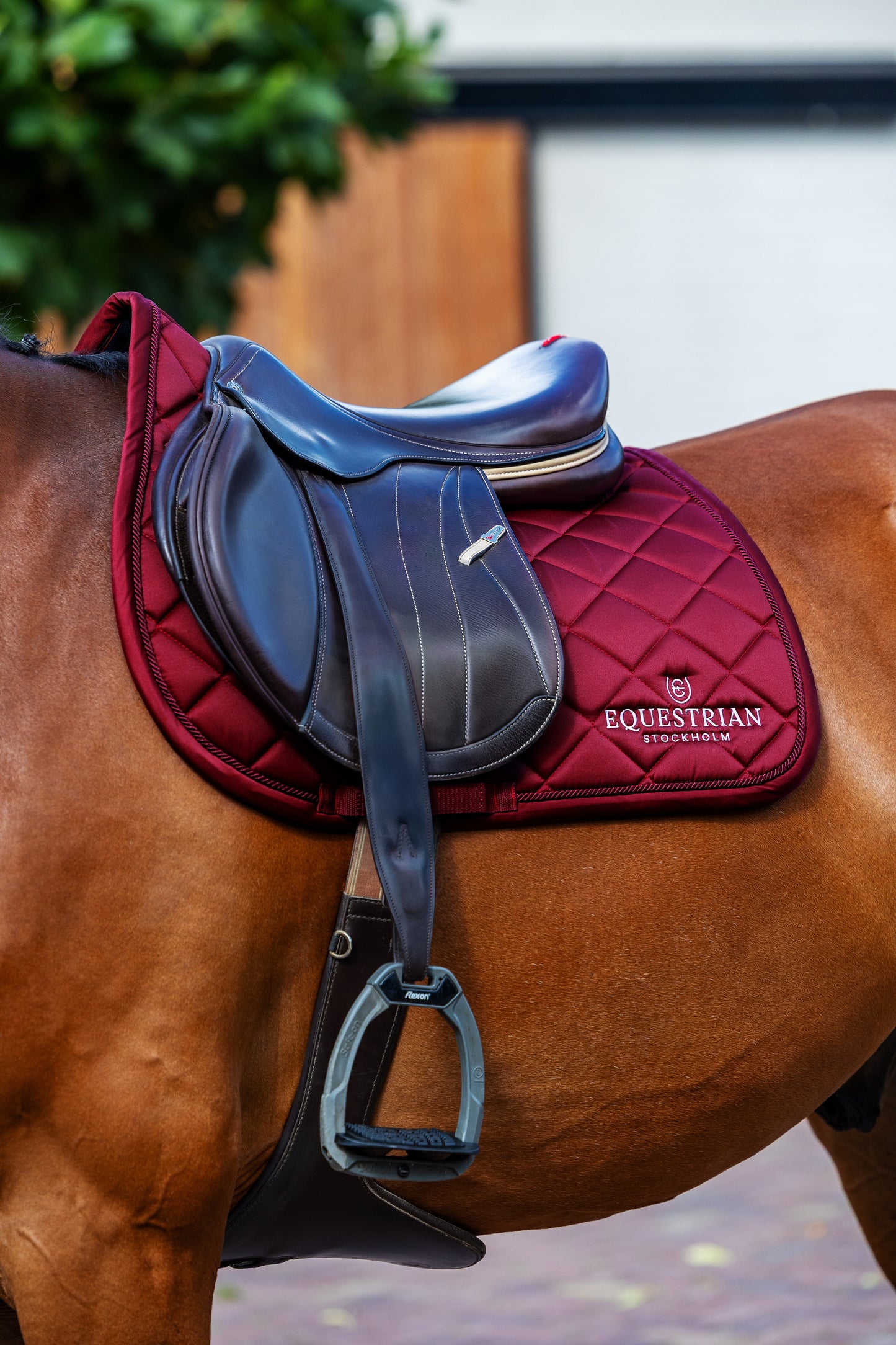 Saddle Pad Line Bordeaux