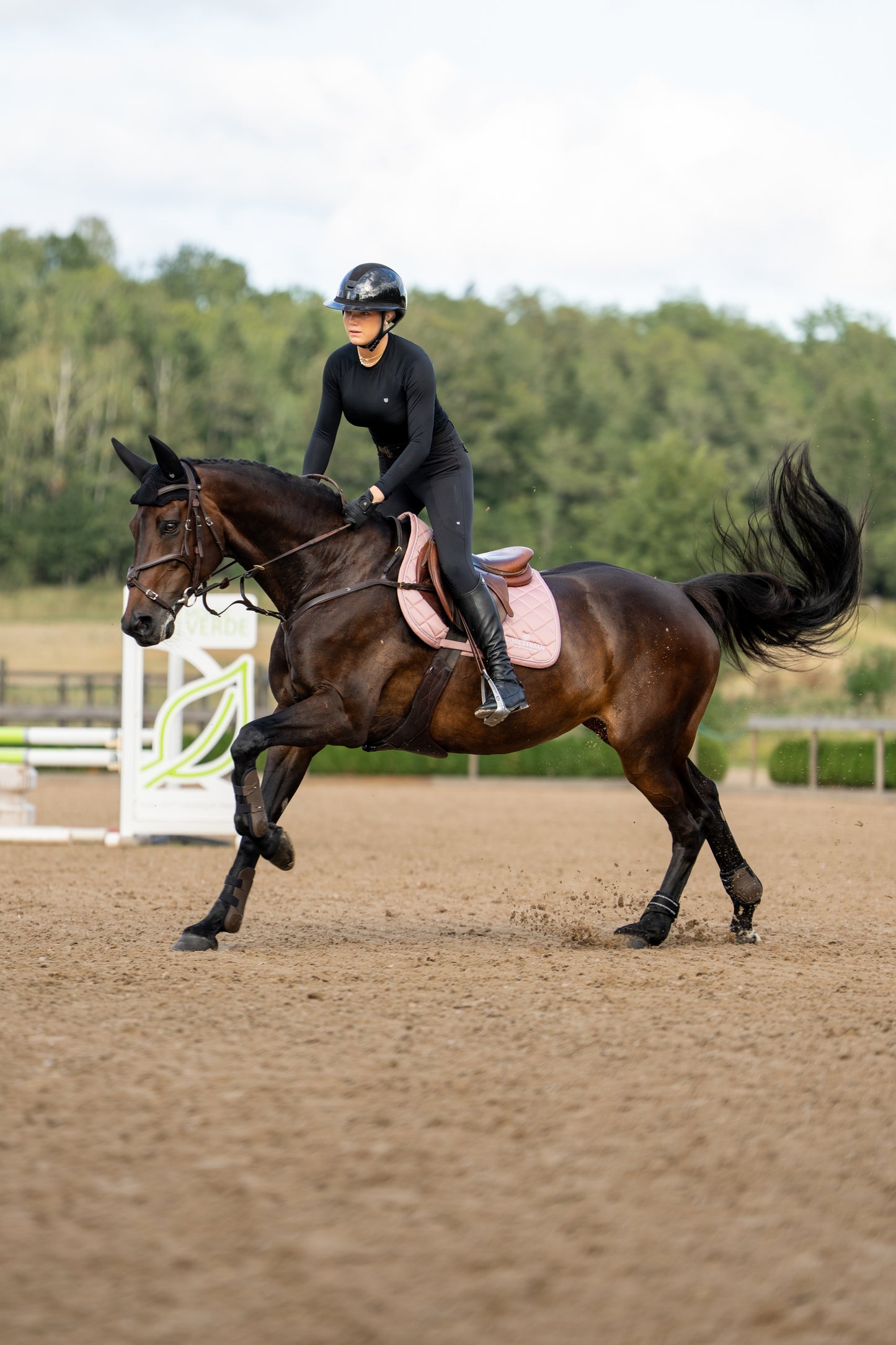 Saddle Pad Line Pink