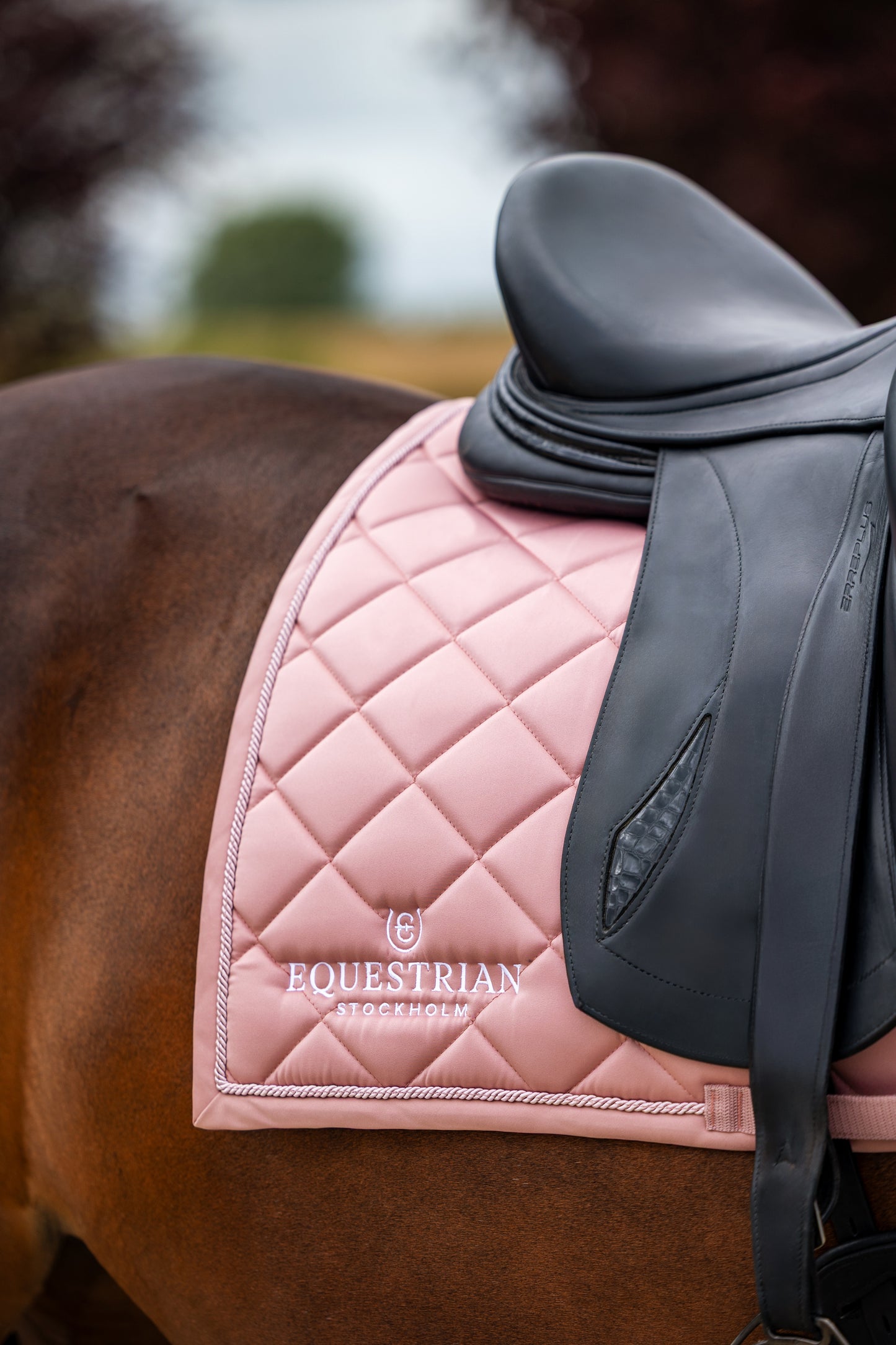 Dressage Saddle Pad Line Pink