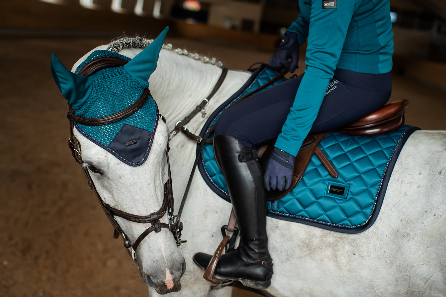 Jump Saddle Pad Aurora Blues
