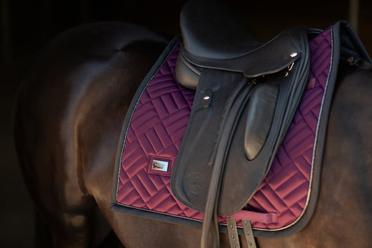 Dressage Saddle Pad Modern Purple Night