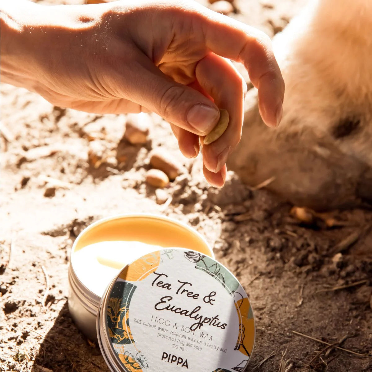 PIPPA Tea Tree & Eucalyptus Straal en Zool Wax