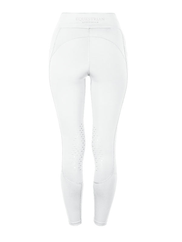 Riding Tights Movement White Knie Grip