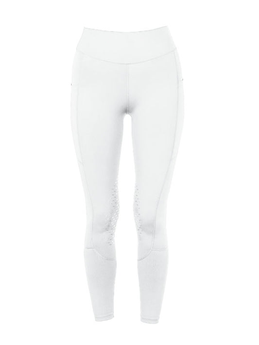 Riding Tights Movement White Knie Grip